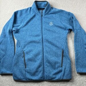 Mercedes Benz USA Collection Jacket Women's 2XL Blue‎ Fleece Lined